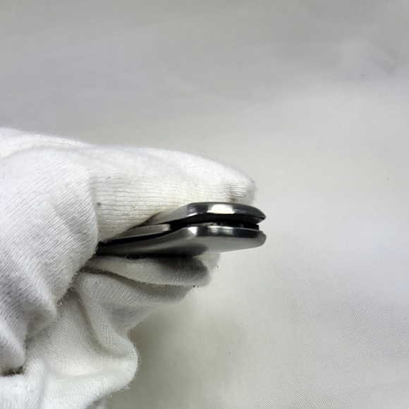 Silver Pocket Knife with Gold Accent - Picture 12 of 14